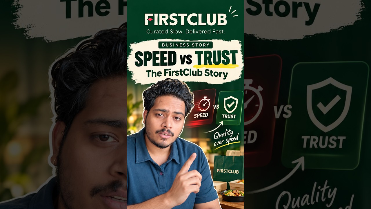 Ashish explaining FirstClub's speed versus trust positioning